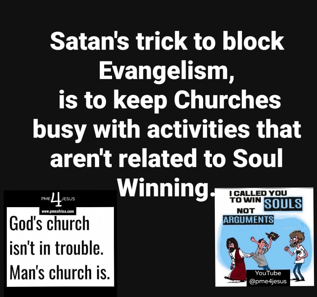 The main business of the Church is not entertainment, popularity, or prosperity— but to win souls and make disciples for the glory of God.