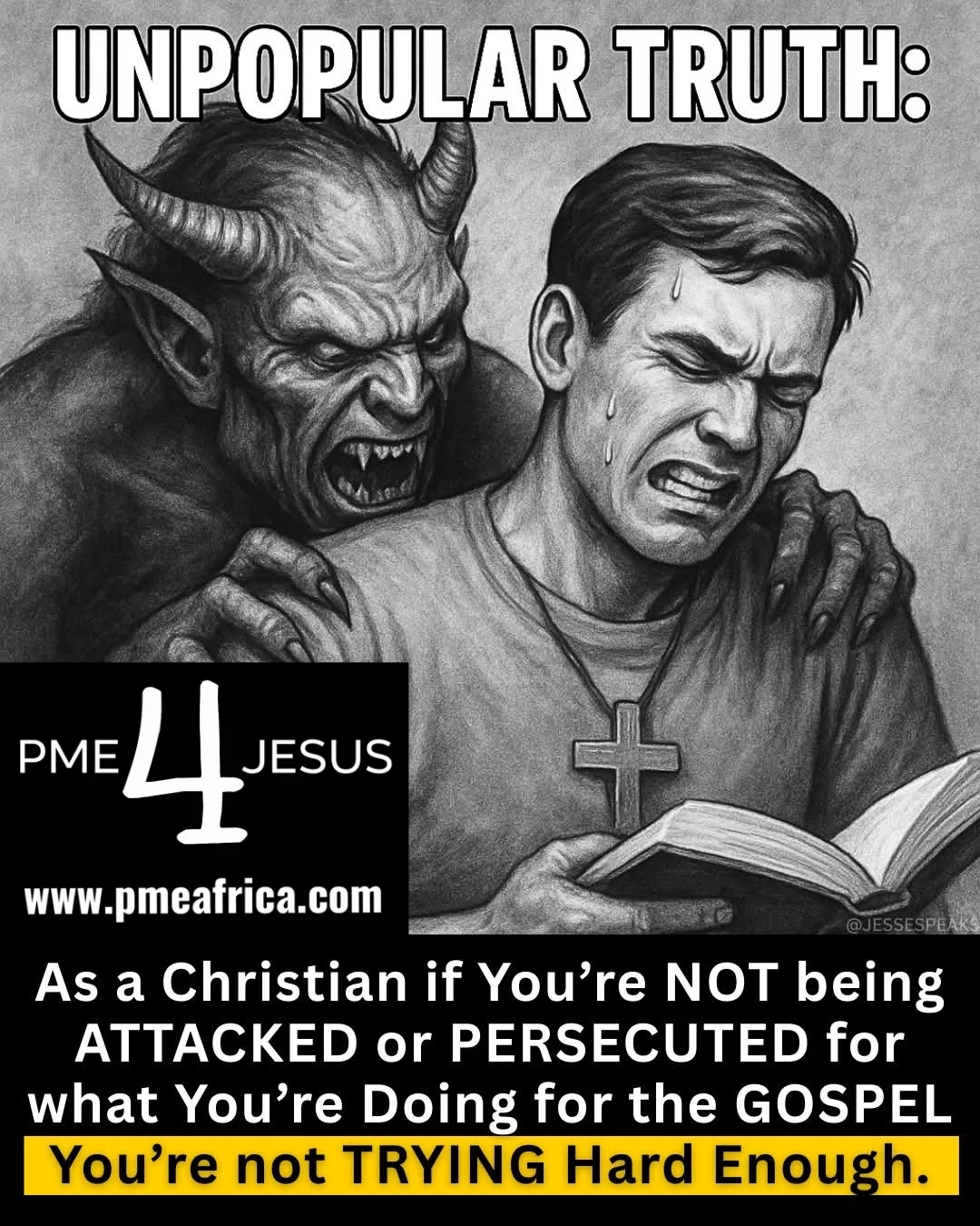 Made with LogoLicious Add Your Logo App The more you advance the Gospel, the more the enemy notices. *Silence never stirs hell. Obedience does.*